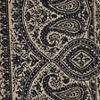 Dark Blue Viscose Shawl with Print